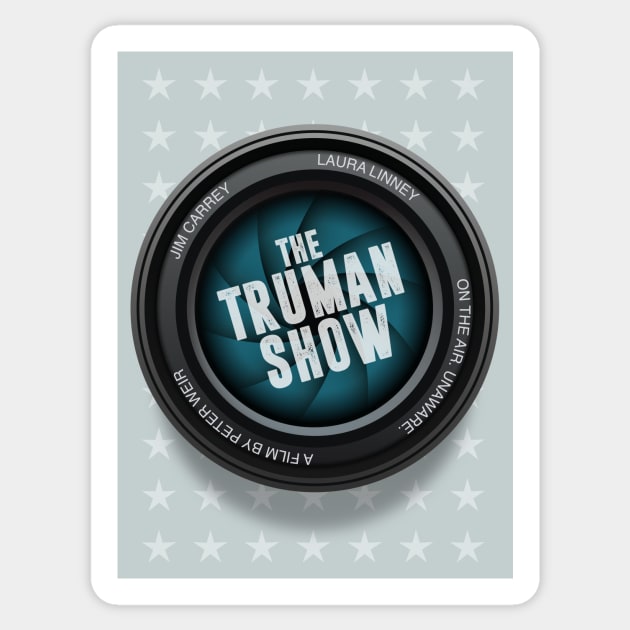 The Truman Show - Alternative Movie Poster Sticker by MoviePosterBoy